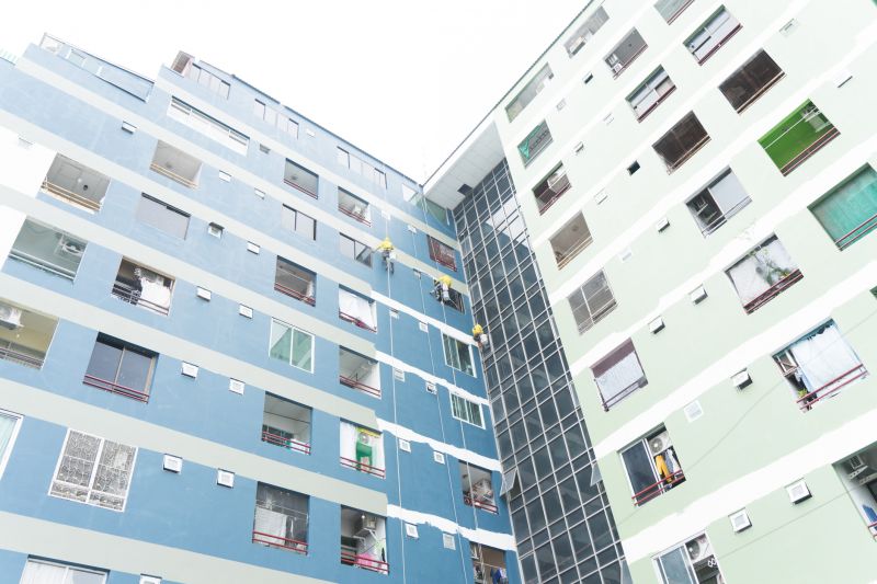 Exterior Commercial Painting detail